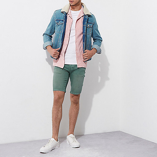 river island white shirt dress,jacques-vertuk Dresses Sale Ireland Teal green skinny fit denim jeans Shorts Sale men