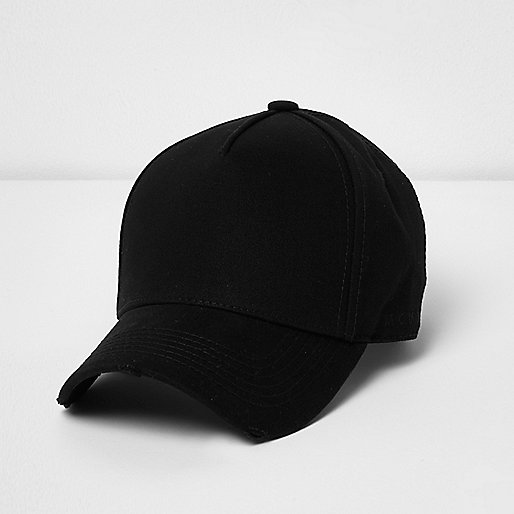 jacques-vertuk Washed black baseball cap 300141 men Accessories Hats