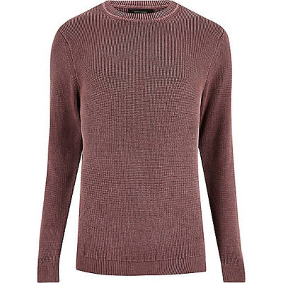 river island mens coats sale,jacques-vertuk U Washed pink textured sweater Sweaters / Cardigans Sale men