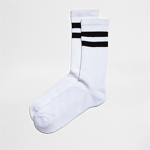 black coated jeans river island,jacques-vertuk Shop White black stripe tube socks men 302126