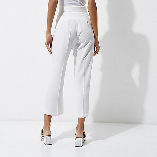 river island edge lane,jacques-vertuk Online White buckle waist pants women 703104