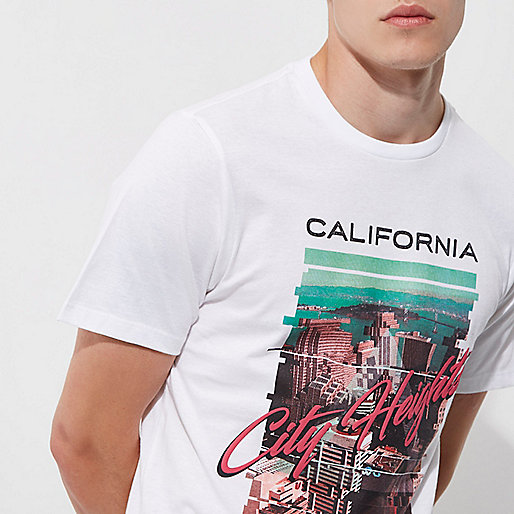 river island shoes sale women s,jacques-vertuk Corporate Website White 'California' print slim fit T-shirt T-shirts T-Shirts / Tanks men