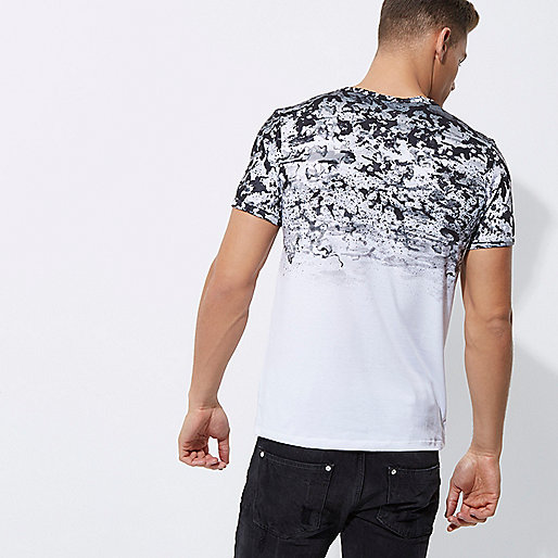 river island patent boots,jacques-vertuk In London White camo print fade muscle fit T-shirt T-shirts T-Shirts / Tanks men