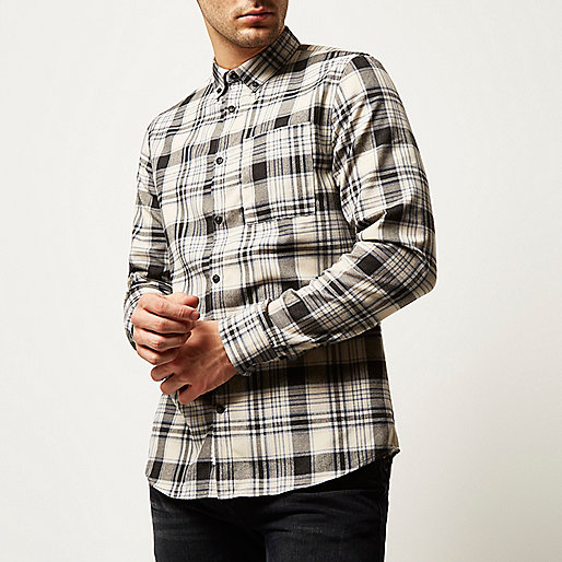 black ruffle dress river island,jacques-vertuk Online White casual check flannel shirt men 290207