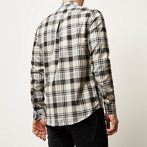 black ruffle dress river island,jacques-vertuk Online White casual check flannel shirt men 290207