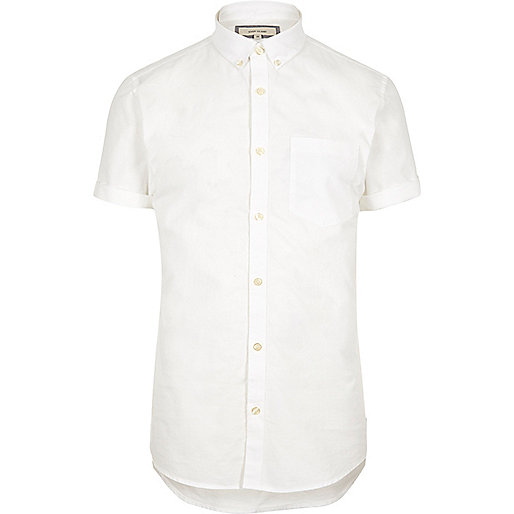 river island gym wear,Black Kimono jacques-vertuk White casual slim fit Oxford shirt Short Sleeve Shirts Shirts men