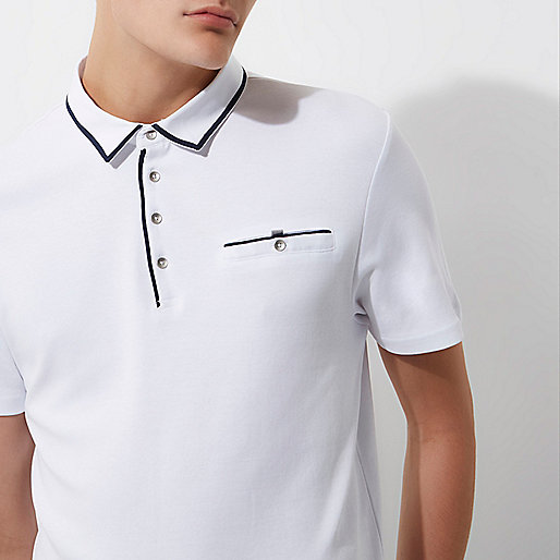 river island toe post sandals,jacques-vertuk Clothing Online White contrast trim slim fit polo shirt Polo Shirts men