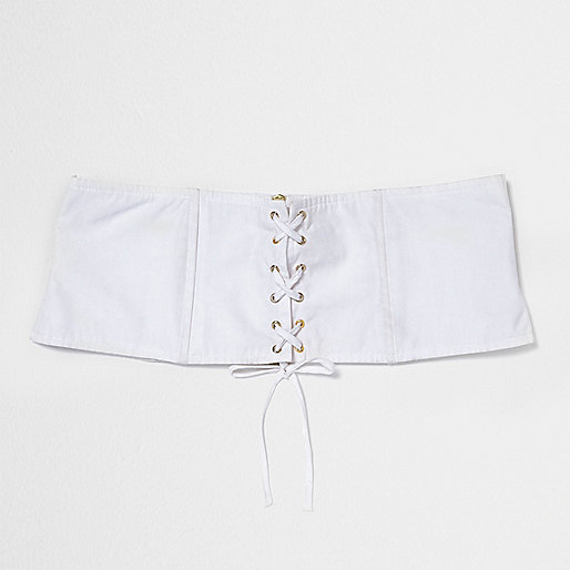 jacques-vertuk White corset belt 700511 women Accessories