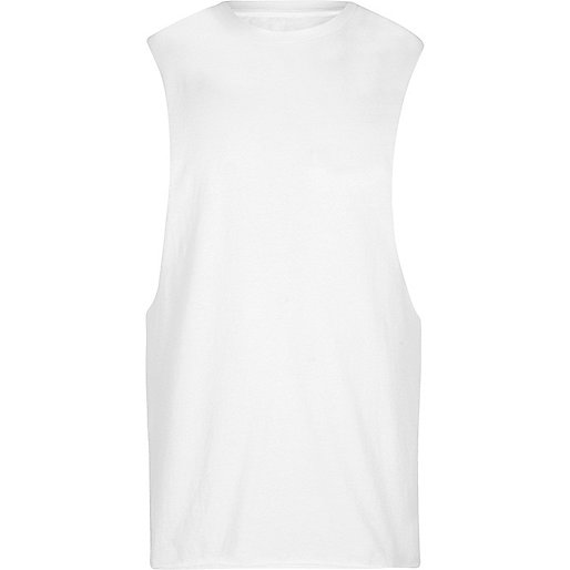 river island zip jeans,jacques-vertuk 12 White crew neck muscle fit tank top Tanks T-Shirts / Tanks men