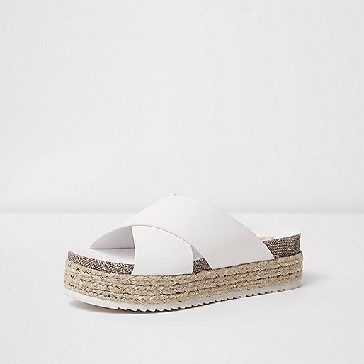 river island quilted bag,jacques-vertuk Stores White cross strap flatform espadrilles women 700390