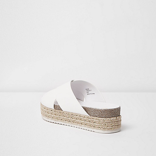 river island quilted bag,jacques-vertuk Stores White cross strap flatform espadrilles women 700390