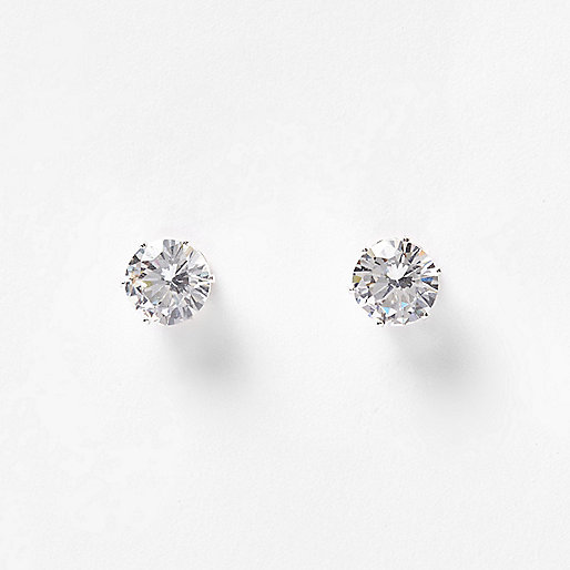 jacques-vertuk White crystal stud earrings 691715 women Jewellery Earrings