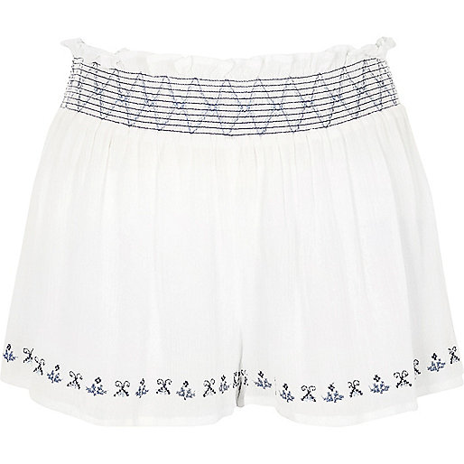 fort river island,jacques-vertuk Shop White embroidered bardot top women 704995