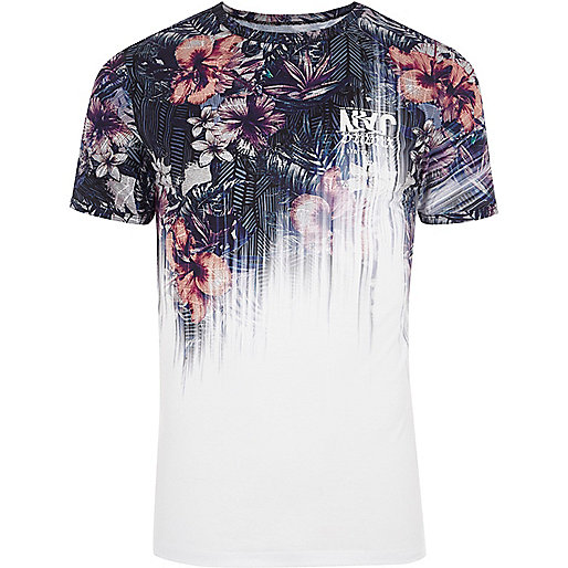 riverisland knit dress,jacques-vertuk Stores White floral NYC fade muscle fit T-shirt men 303987