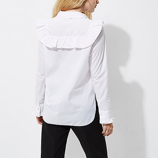 river island bum sculpt jeans,jacques-vertuk UK Sale White frill bib long sleeve shirt women 704665