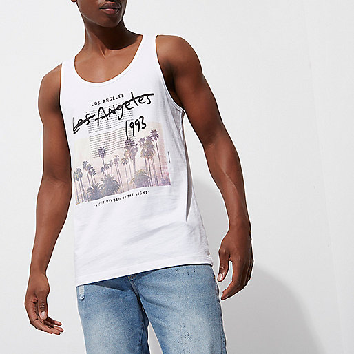 river island mens coats,jacques-vertuk Sale Womens White graphic rose print tank T-Shirts / Tanks Sale men