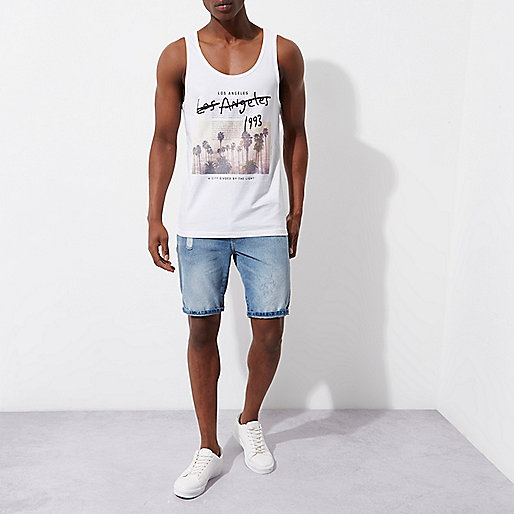 river island mens coats,jacques-vertuk Sale Womens White graphic rose print tank T-Shirts / Tanks Sale men