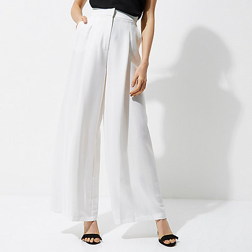 river island very sale,jacques-vertuk4 White high waisted wide leg pants Pants Sale women