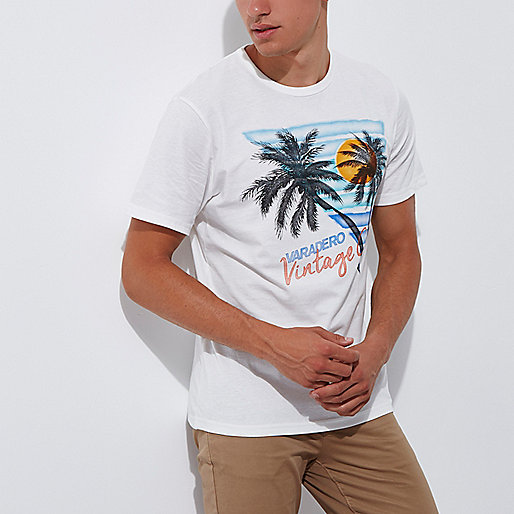 river island party dresses,jacques-vertuk Womens Dressing Gowns White Jack & Jones palm tree print T-shirt T-shirts T-Shirts / Tanks men