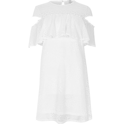 river island tassel shoes,jacques-vertuk Ireland Online Shopping White lace cut out sleeve dress Swing Dresses Dresses women