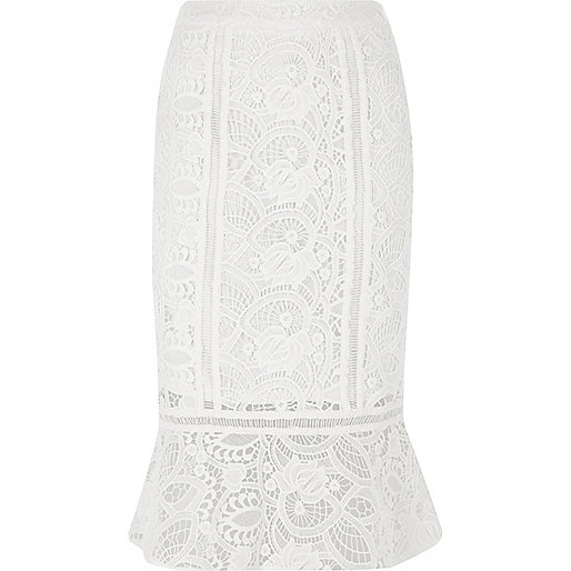 river island yellow handbag,jacques-vertuk New In White lace peplum hem pencil skirt Skirts Sale women