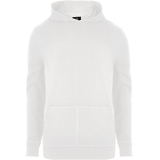 jacques-vertuk White long sleeve hoodie 301505 men Hoodies / Sweatshirts Hoodies