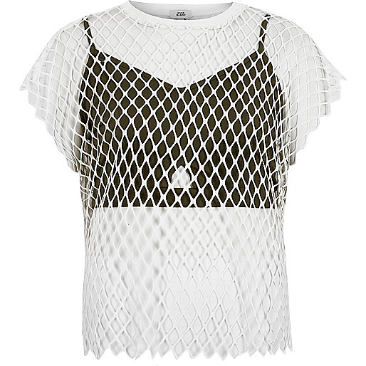 river island black jackets,jacques-vertuk UK White mesh bralette T-shirt women 705535