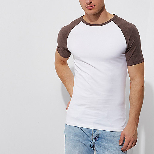 river island bum bag,Where Stocks jacques-vertuk White muscle fit raglan short sleeve T-shirt T-shirts T-Shirts / Tanks men