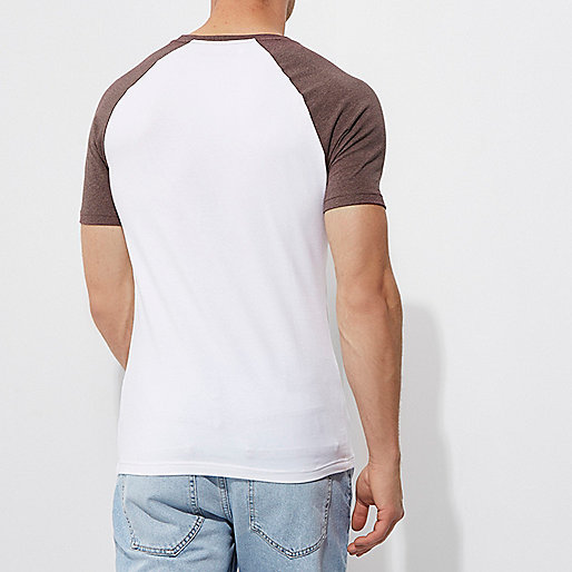 river island bum bag,Where Stocks jacques-vertuk White muscle fit raglan short sleeve T-shirt T-shirts T-Shirts / Tanks men