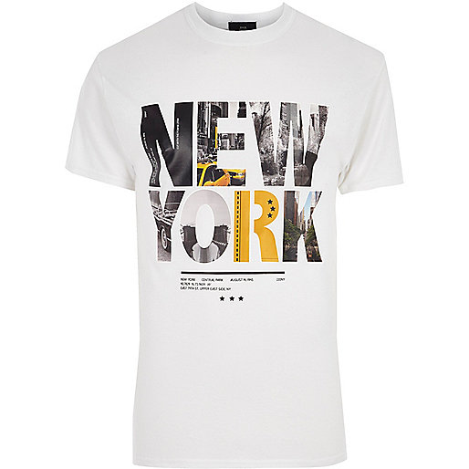 river island coats sale womens,jacques-vertuk Ladies Black Boots White 'New York' print T-shirt T-shirts T-Shirts / Tanks men