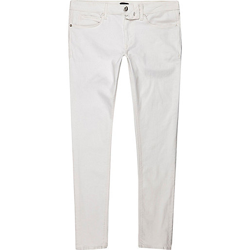 jacques-vertuk White Ollie super skinny spray on jeans 301288 men Jeans Spray On