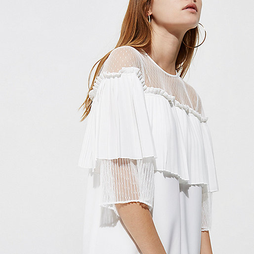 river island black gold bag,jacques-vertuk New Arrivals White pleated frill swing dress Swing Dresses Dresses women