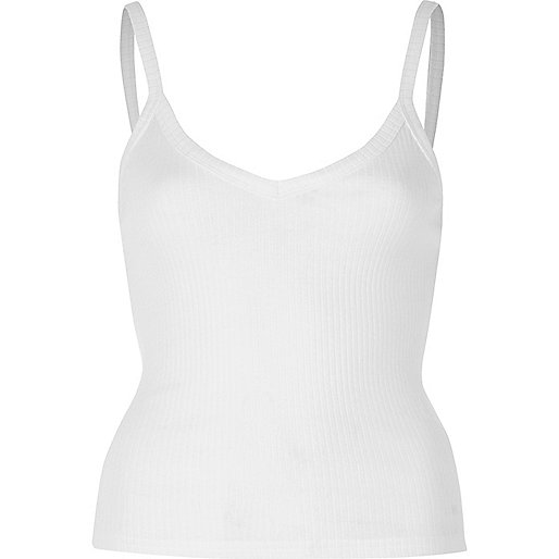 river island set,jacques-vertuk Stores White ribbed cami top women 699286