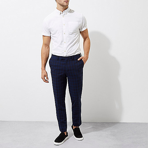 river island bathing suits,jacques-vertuk Ltd White short sleeve muscle fit oxford shirt Short Sleeve Shirts Shirts men