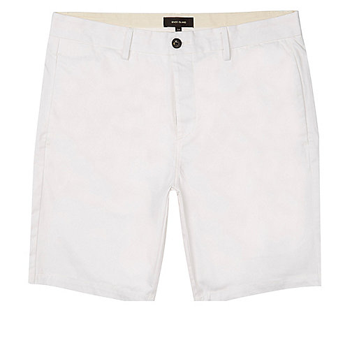 jacques-vertuk White slim fit bermuda shorts 292389 men Shorts