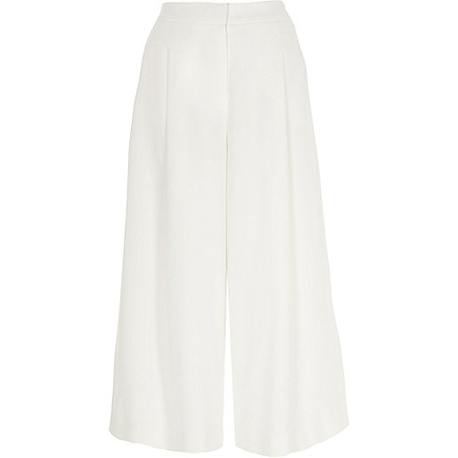 river island funnel neck coat,jacques-vertuk Shirt Dress White soft woven culottes Wide Leg Pants Pants women