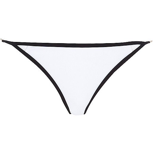 women s bum bag river island,jacques-vertuk Online White strappy bikini bottoms women 665992