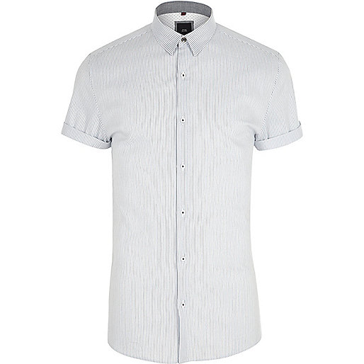 river island slip on pumps,jacques-vertuk South Africa White stripe muscle fit short sleeve shirt men 303339