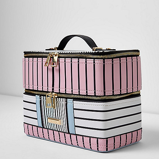 river island diamante bow shoes,New jacques-vertuk Dresses White stripe print cabin suitcase Suitcases Bags / Purses women