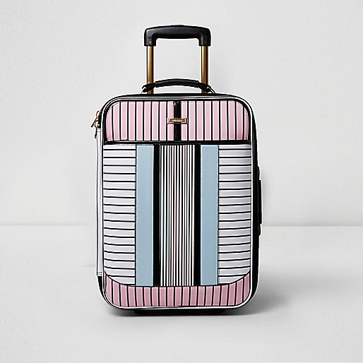 river island diamante bow shoes,New jacques-vertuk Dresses White stripe print cabin suitcase Suitcases Bags / Purses women