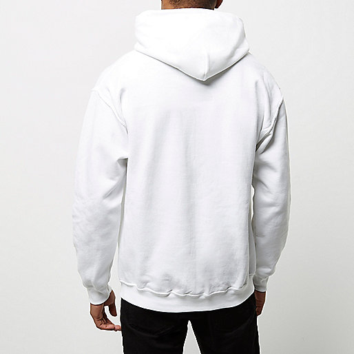 sofia richie river island,jacques-vertuk London White  Studio  print hoodie men 301203