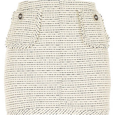 jacques-vertuk White woven boucle short skirt 667108 women Skirts