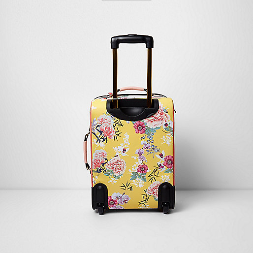 river island crystal sandals,jacques-vertuk Camel Skirt Yellow floral print cabin suitcase Suitcases Bags / Purses women