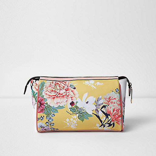 river island strappy shoes,jacques-vertuk Stores Yellow floral print make up bag women 700930