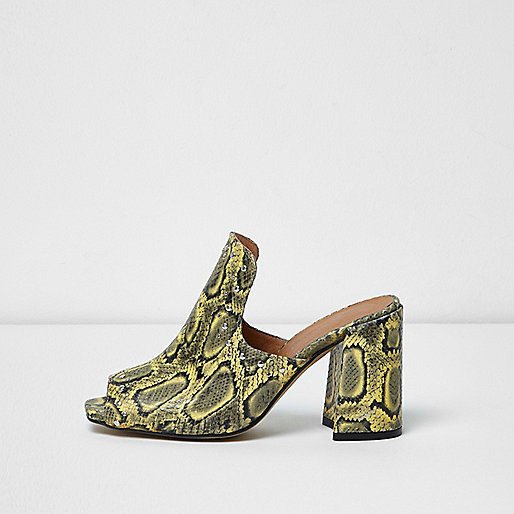 womens trainers sale river island,jacques-vertuk Shopping Online Yellow leather snakeskin print stud mules Shoes / Boots Sale women