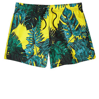 river island lace up wedges,jacques-vertuk Online Yellow palm leaf print swim trunks men 302161