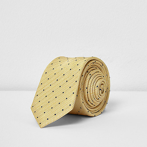 river island uk sale womens,jacques-vertuk Sale Yellow polka dot print tie men 301458