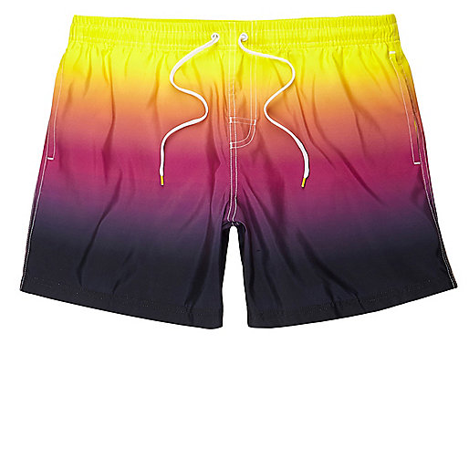 jacques-vertuk Yellow tie dye swim trunks 302795 men Shorts Swim Shorts